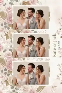 Bordure de mariage aux fleurs roses - Vivabox 5