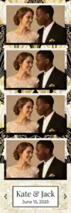 Cadre de mariage géométrique doré - Vivabox 4